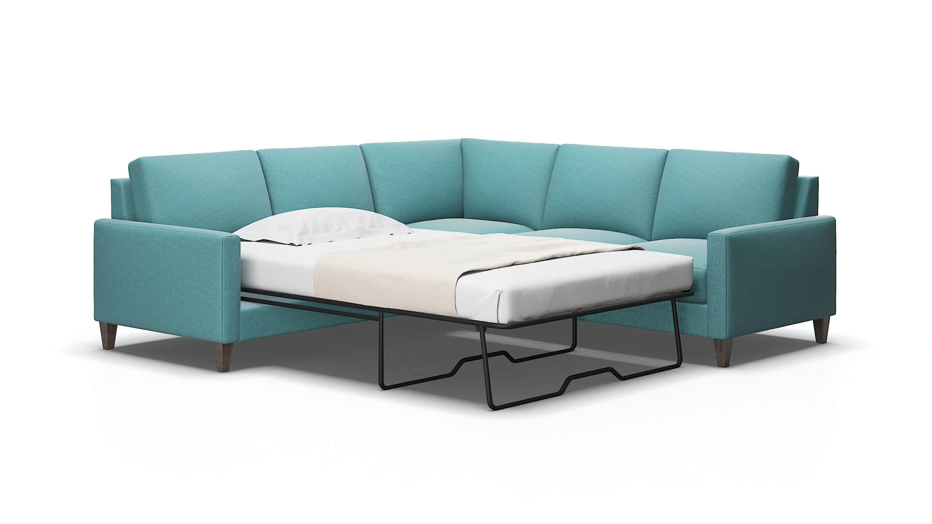 Cannes Simplex aquavita Sectional sleeper Espresso Legs  2