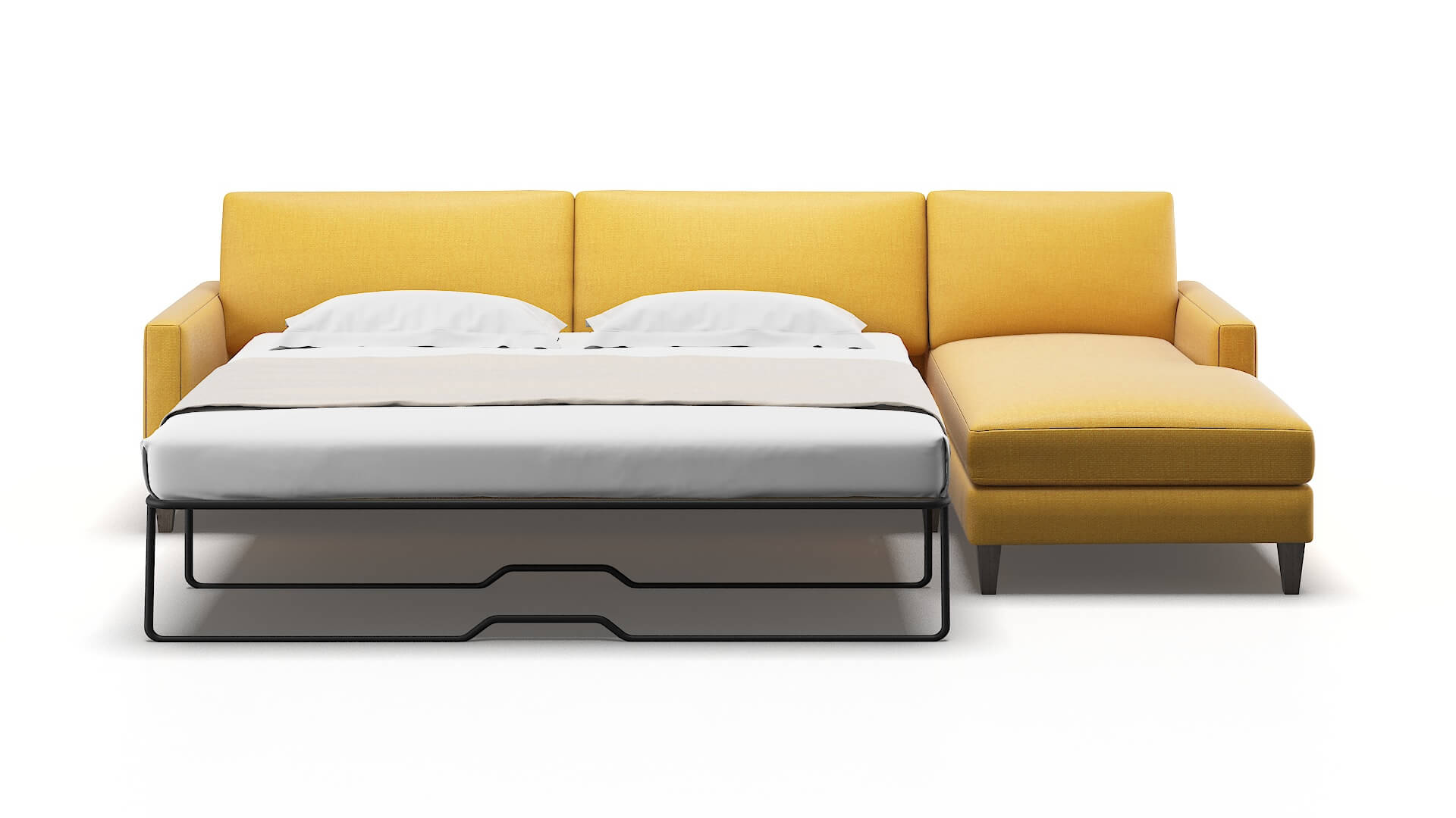 Cannes Tess Turmeric Panel Sleeper Espresso legs 1