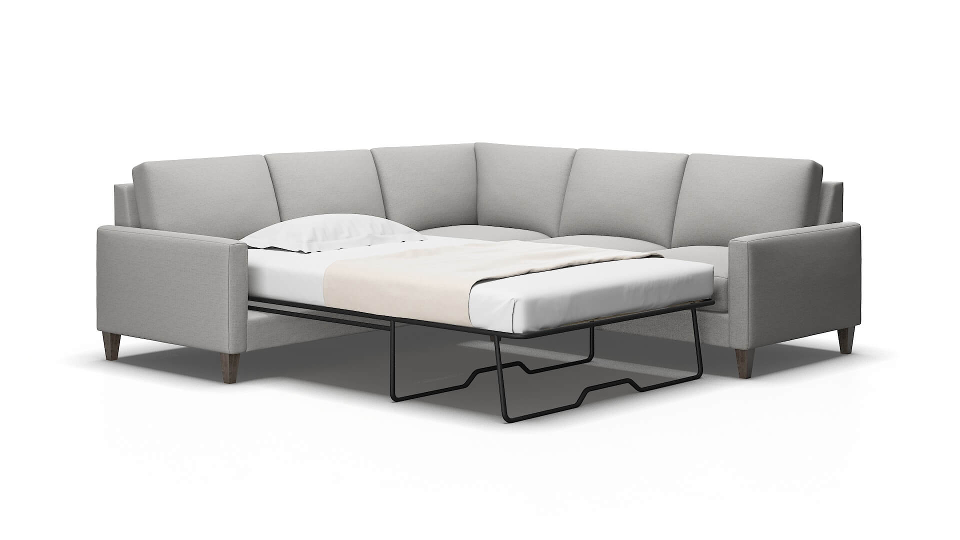Cannes Urban_d Pepper Sectional Sleeper Espresso legs 2