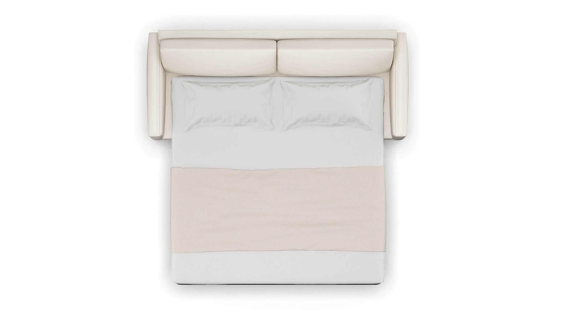 Cannes Urban_d Snow Sofa Sleeper Espresso legs 3