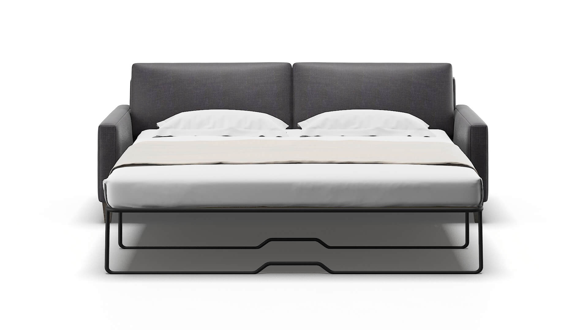 Cannes Venus Onyx Sofa Sleeper Espresso legs 1