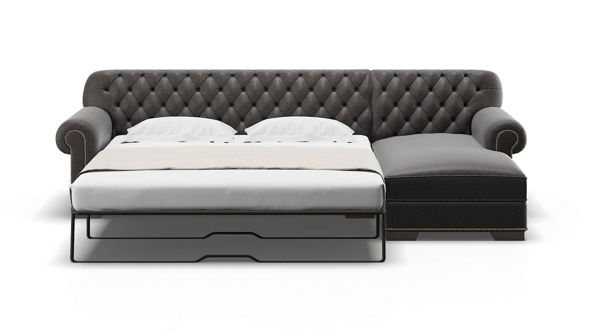 Chester Avenger Denim Panel Sleeper Espresso legs 1