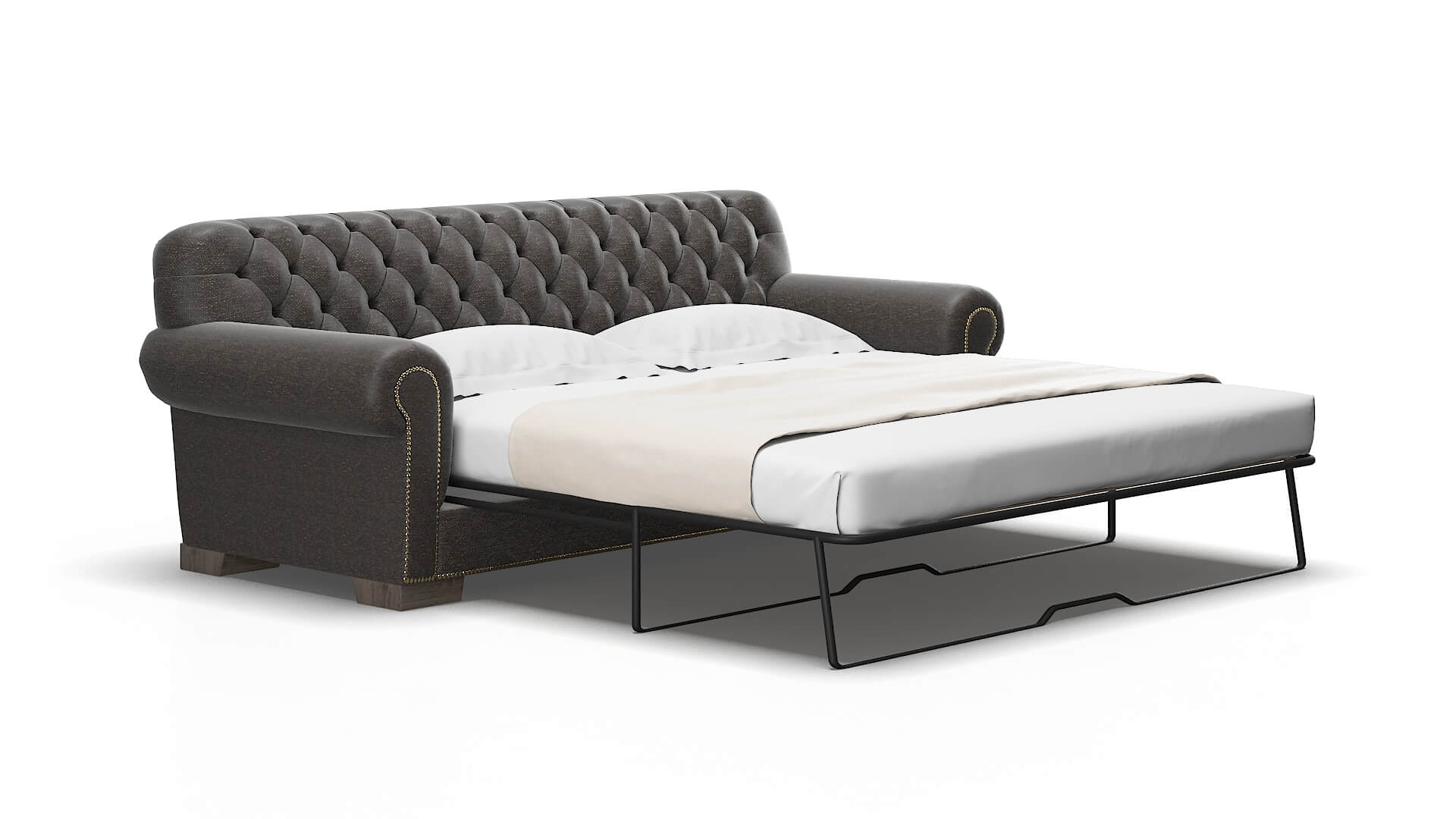 Chester Avenger Denim Sofa Sleeper Espresso legs 2