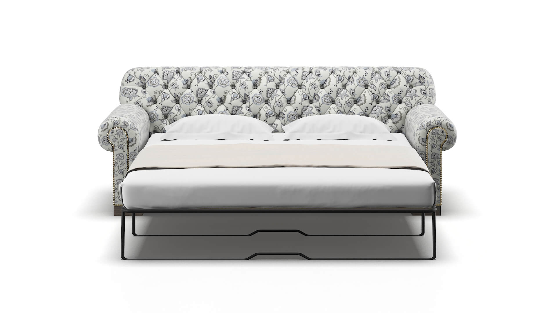 Chester Avignon Sky Sofa Sleeper Espresso legs 1