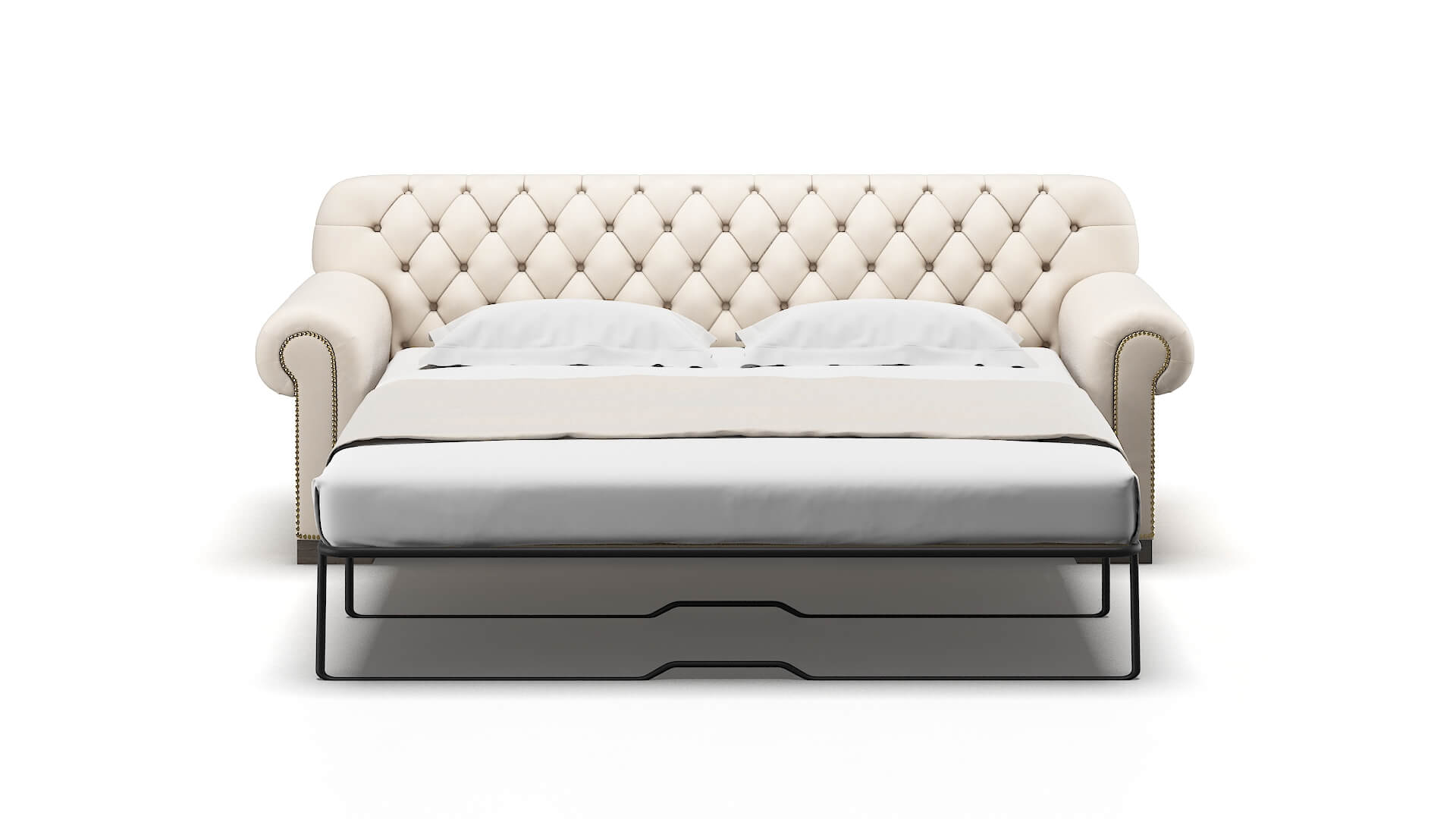 Chester Bella Buckwheat Sofa Sleeper Espresso legs 1