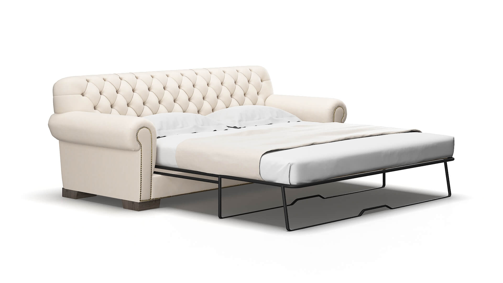 Chester Bella buckwheat Sofa sleeper Espresso Legs  2