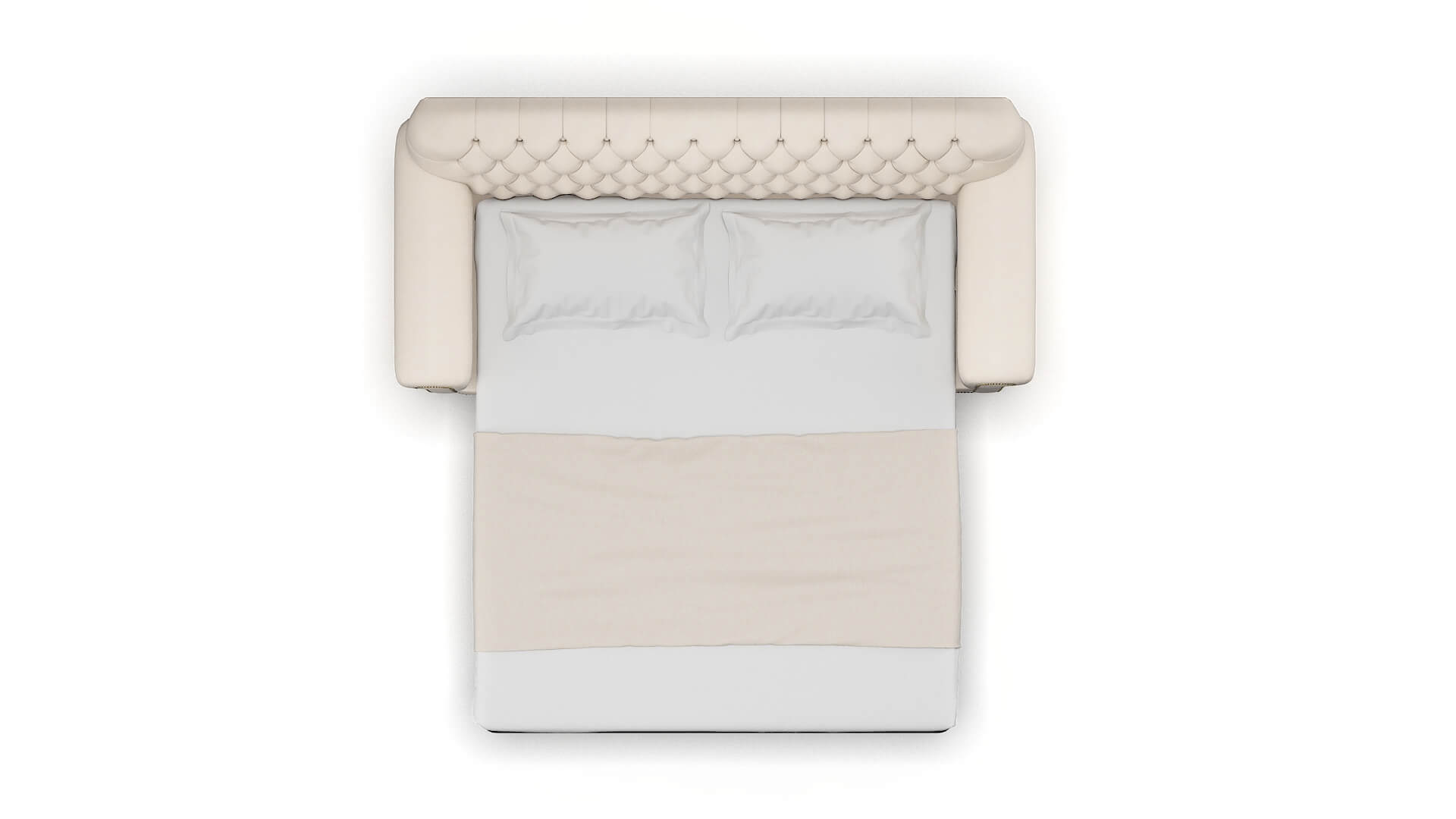 Chester Bella Buckwheat Sofa Sleeper Espresso legs 3