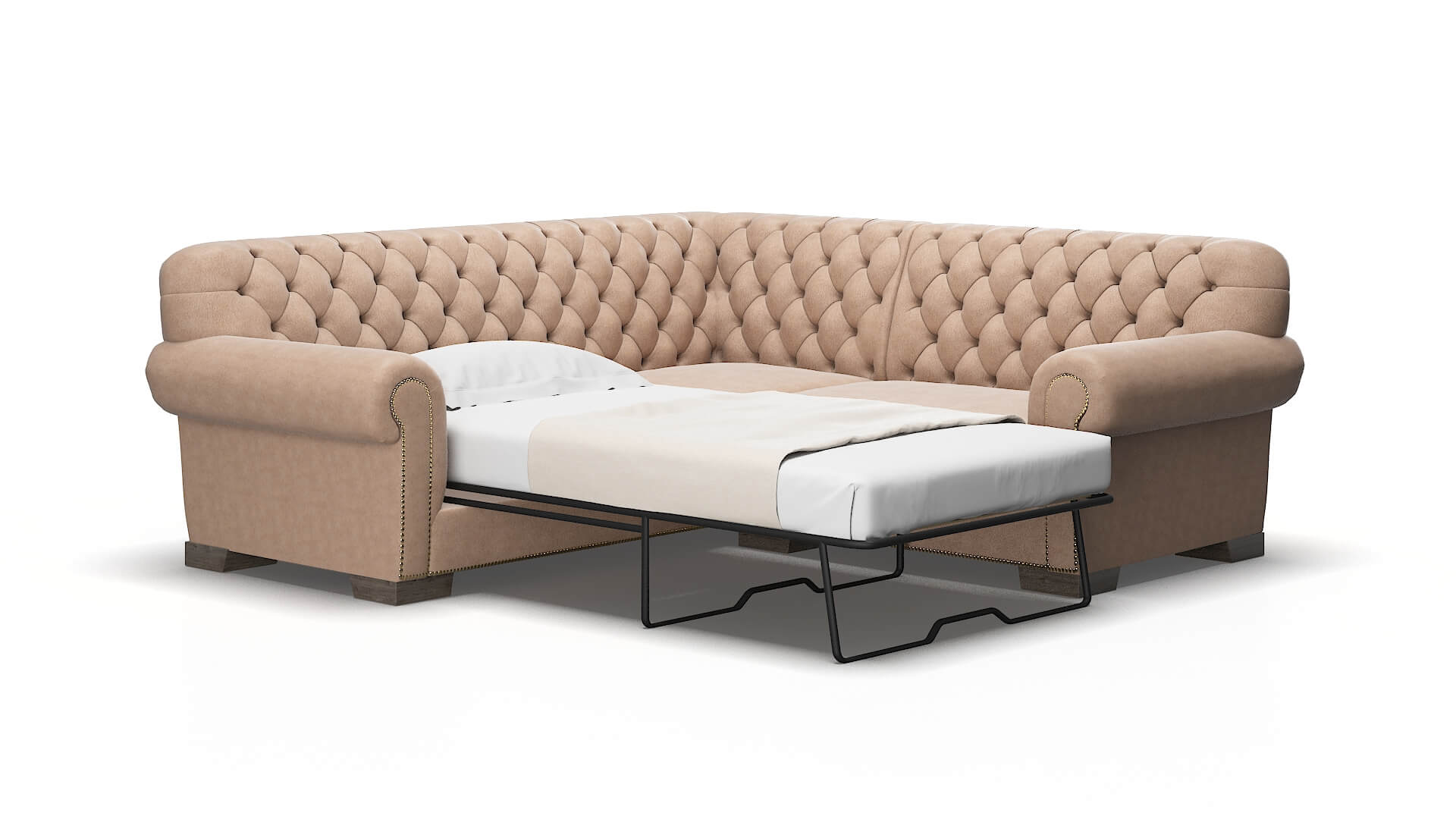Chester Bella Cocoa Sectional Sleeper 2