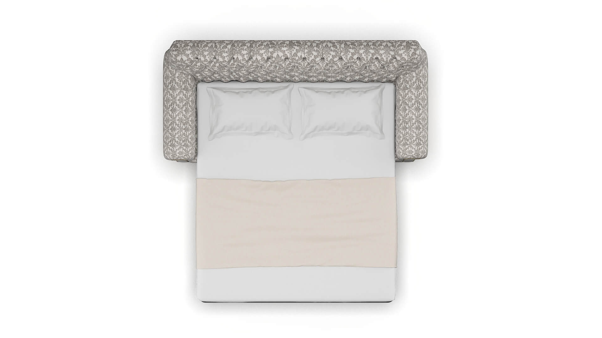 Chester Bergamo Dove Sofa Sleeper Espresso legs 3