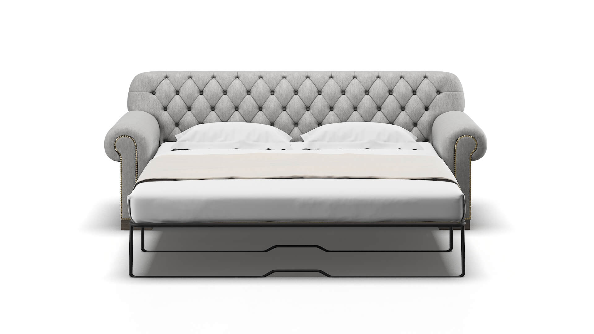 Chester Bungalow Graphite Sofa Sleeper Espresso legs 1