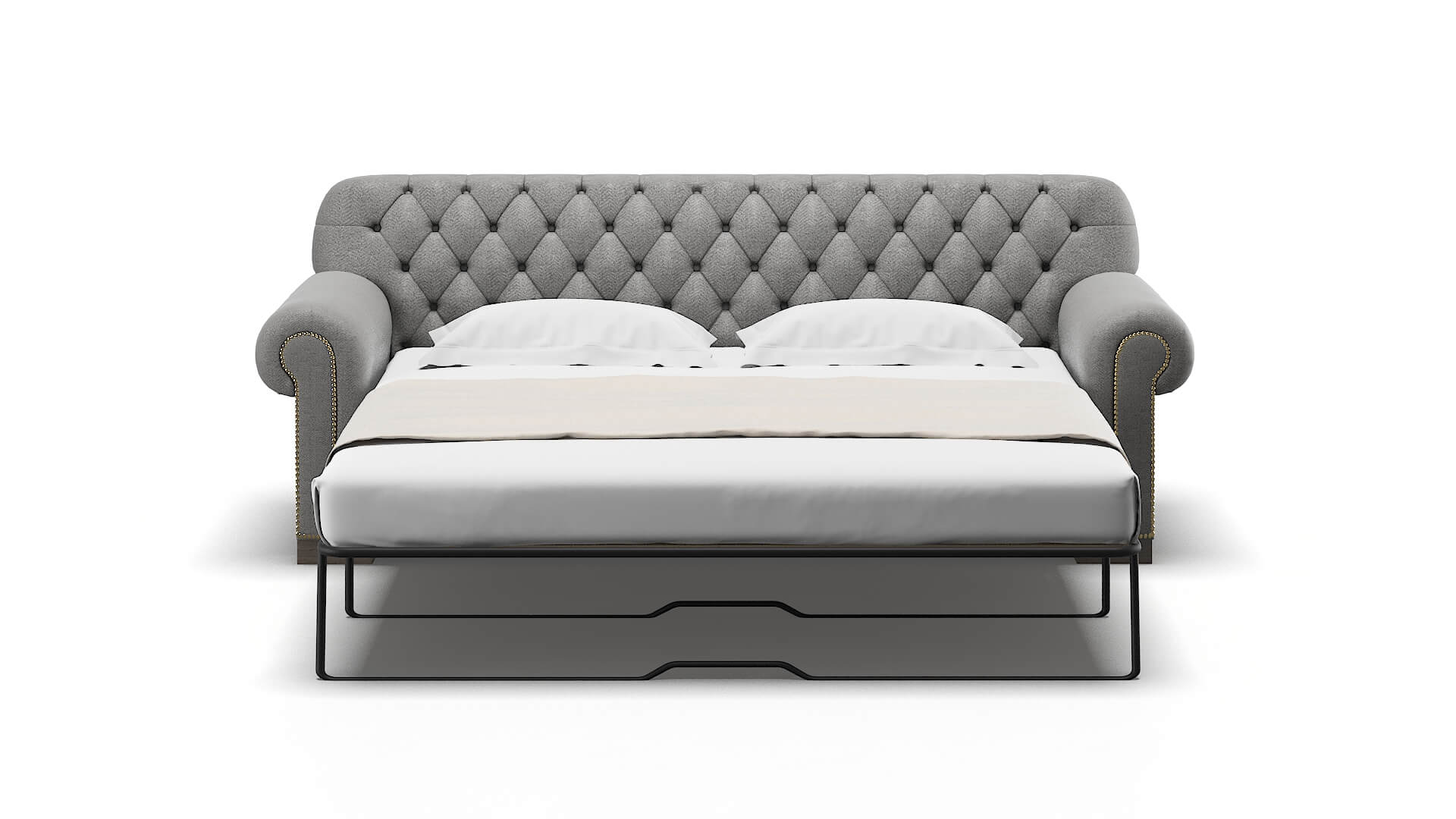 Chester Catalina Steel Sofa Sleeper Espresso legs 1