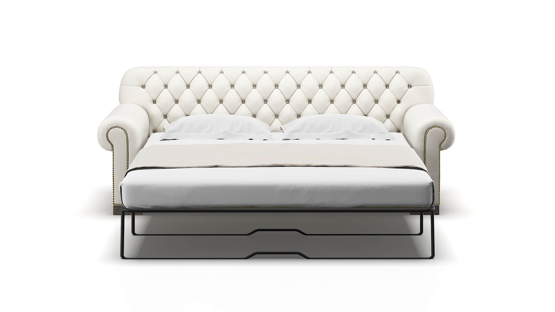 Chester Chance Bone Sofa Sleeper Espresso legs 1