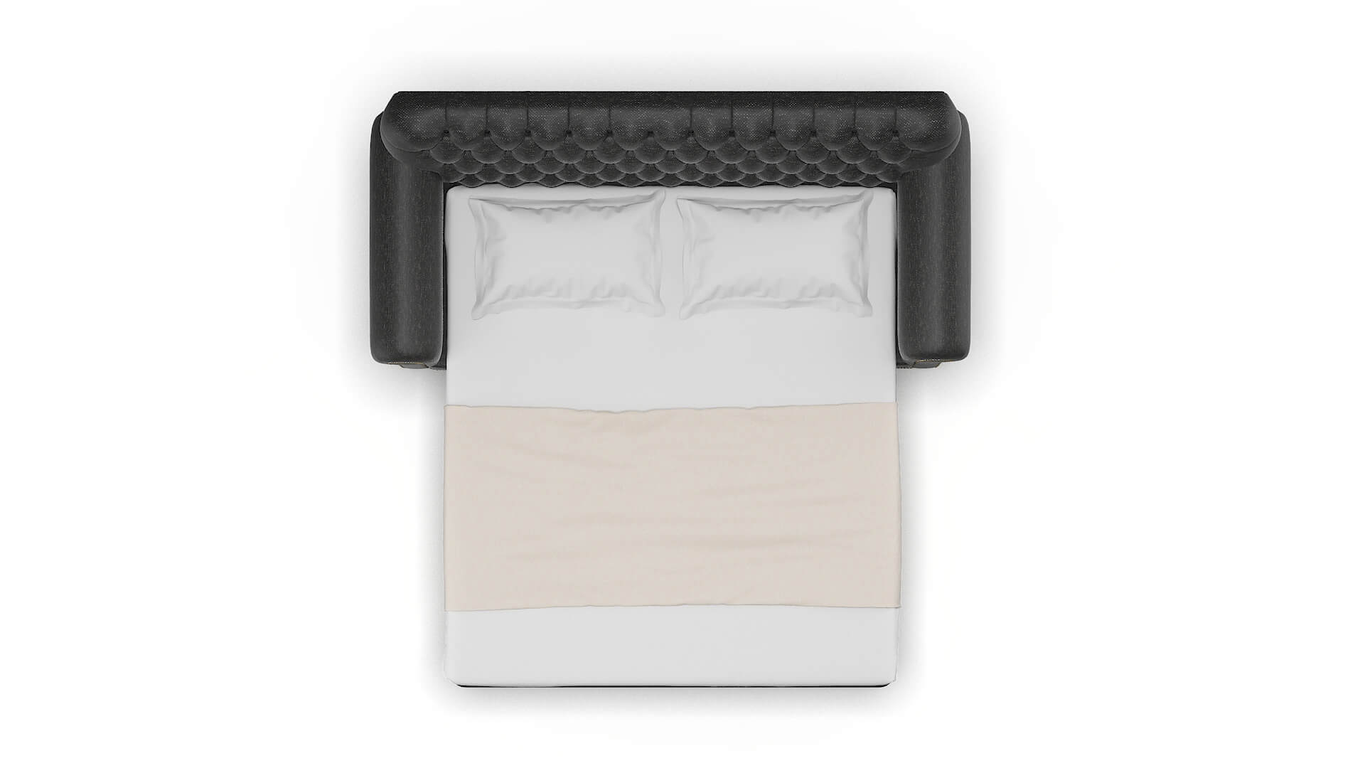 Chester Chance Denim Sofa Sleeper Espresso legs 3