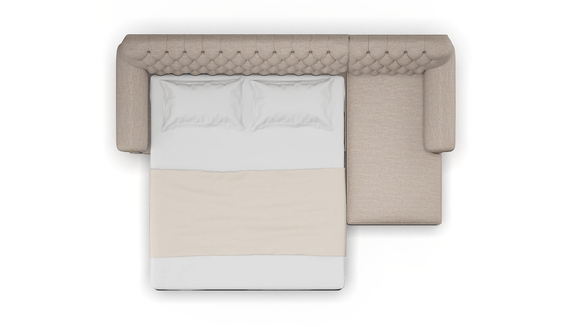 Chester Clyde Dolphin Panel Sleeper Espresso legs 3