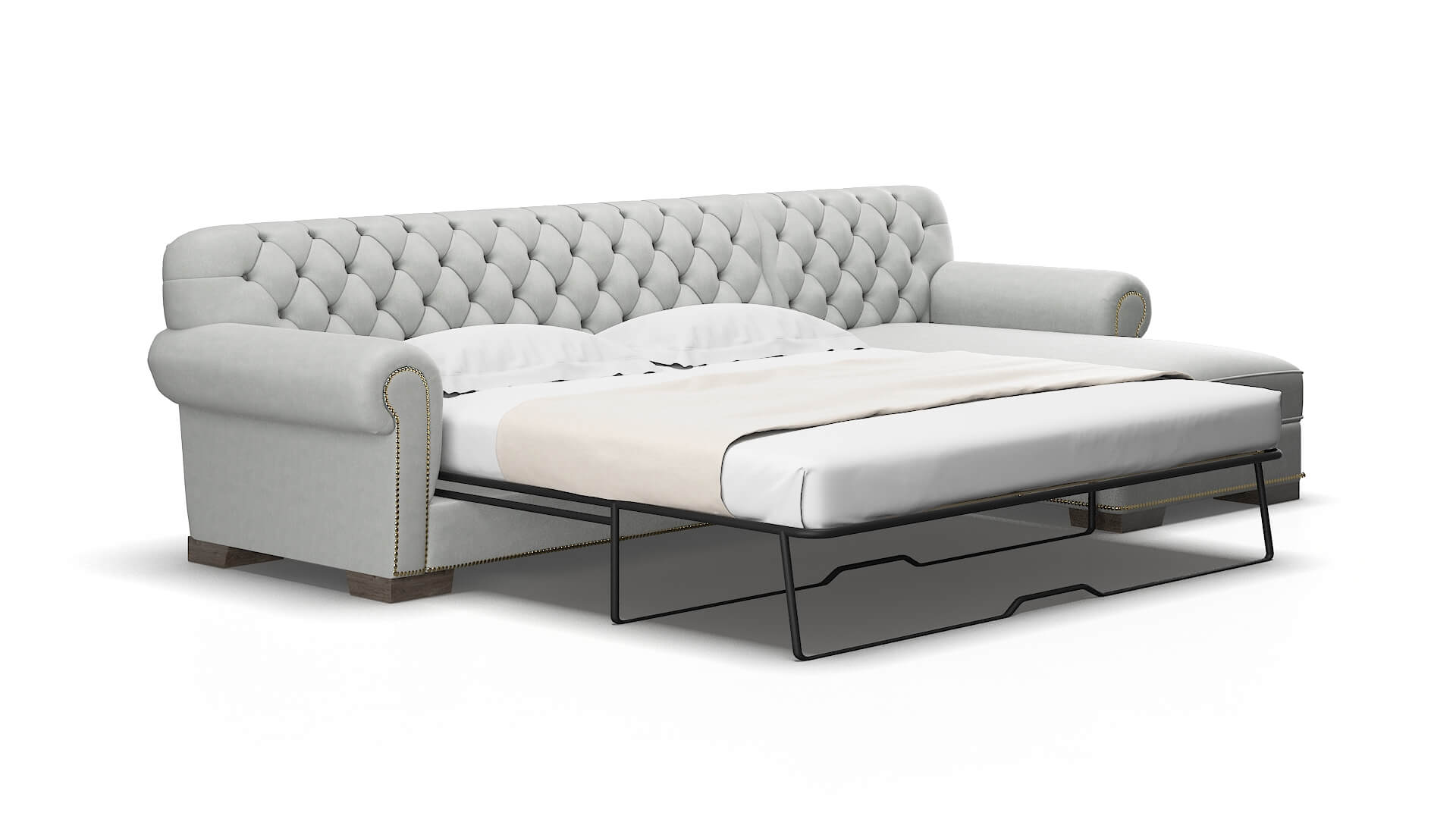 Chester Dawson Platinum Panel Sleeper Espresso legs 2