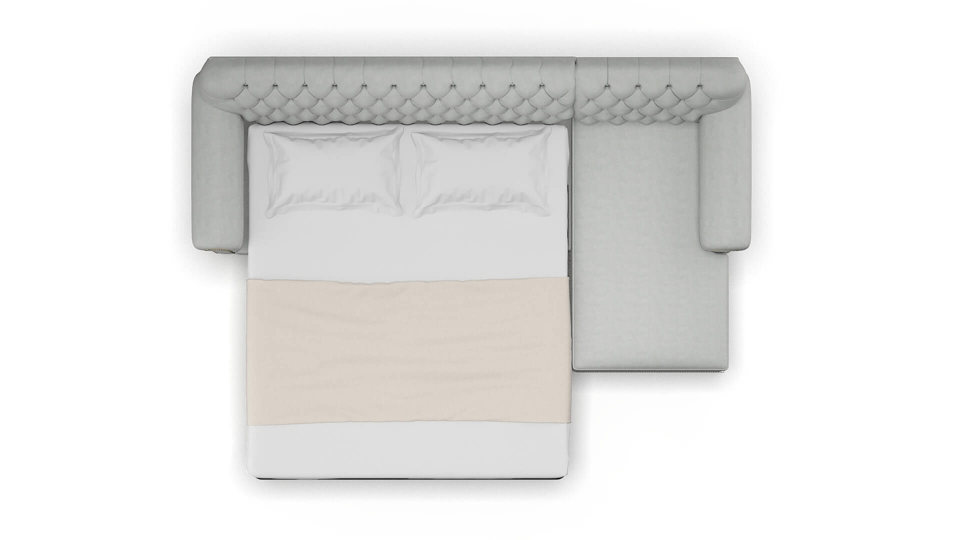 Chester Dawson Platinum Panel Sleeper Espresso legs 3