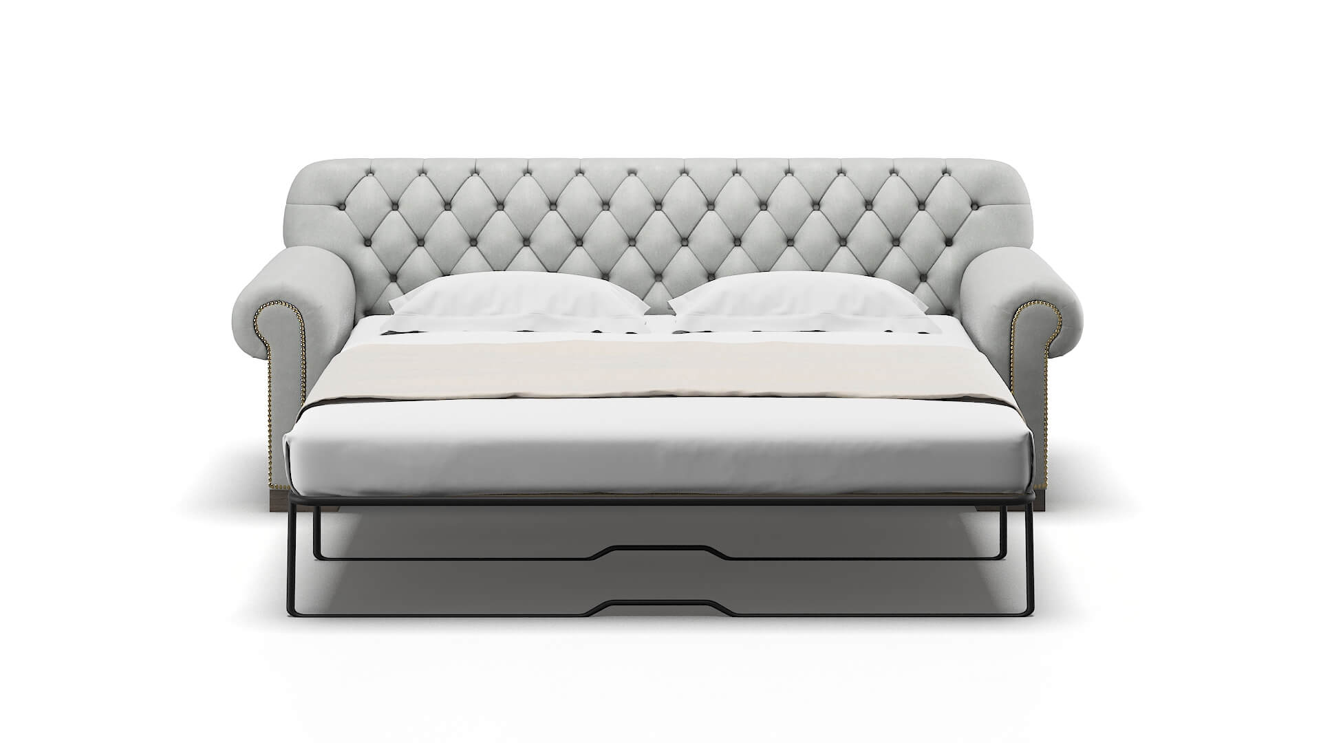 Chester Dawson Platinum Sofa Sleeper Espresso legs 1