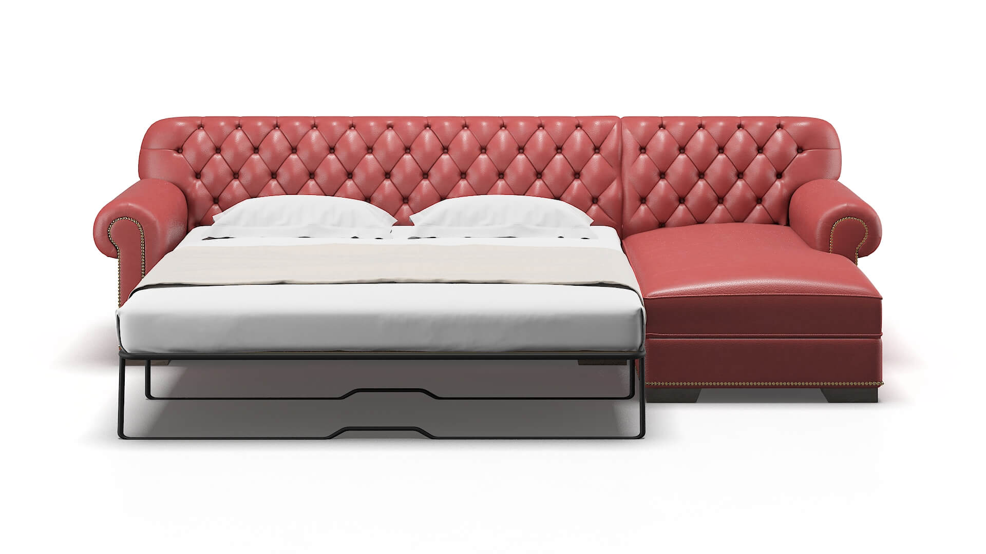 Chester Dillion Cordovan Panel Sleeper Espresso legs 1