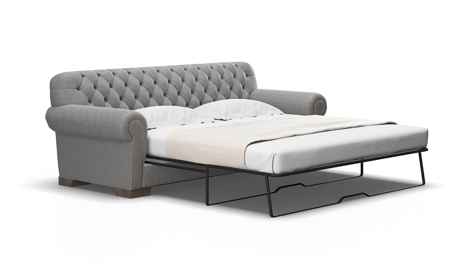 Chester Dream_d Charcoal Sofa Sleeper Espresso legs 2
