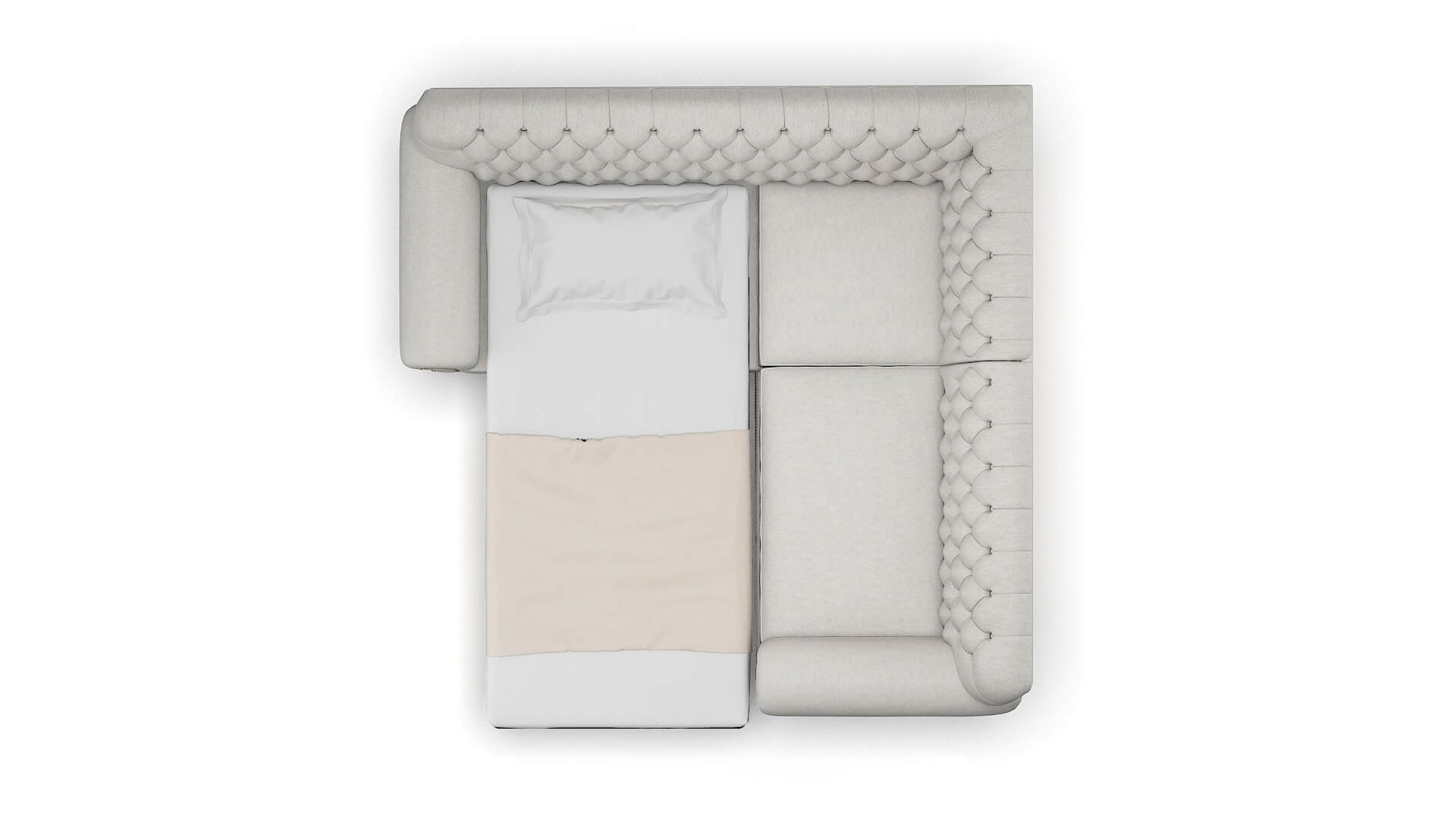 Chester Dream_d Sterling Sectional Sleeper Espresso legs 3