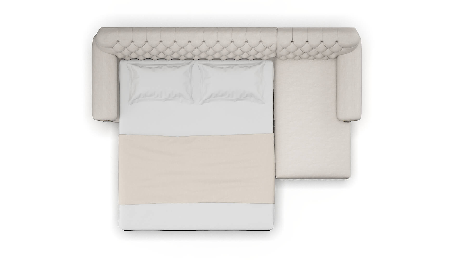 Chester Dream_d Stone Panel Sleeper Espresso legs 3