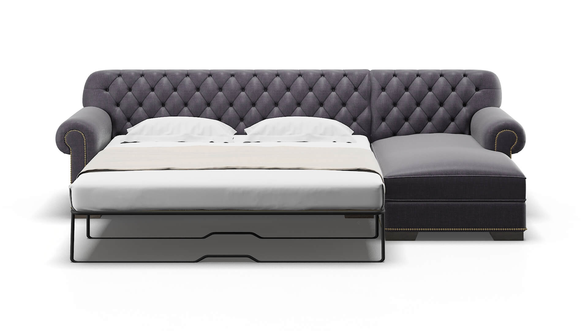 Chester Durham Ink Panel Sleeper Espresso legs 1