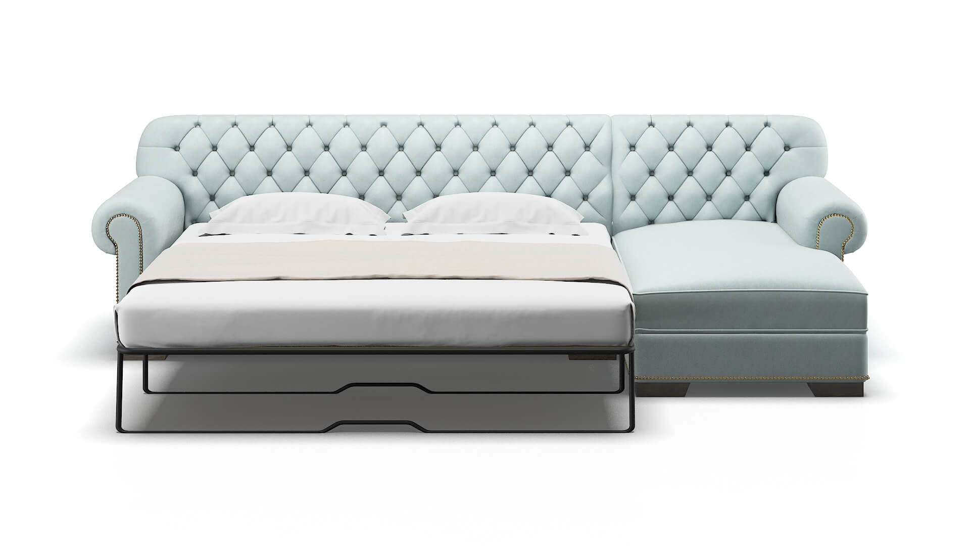 Chester Elliot Spa Panel Sleeper Espresso legs 1