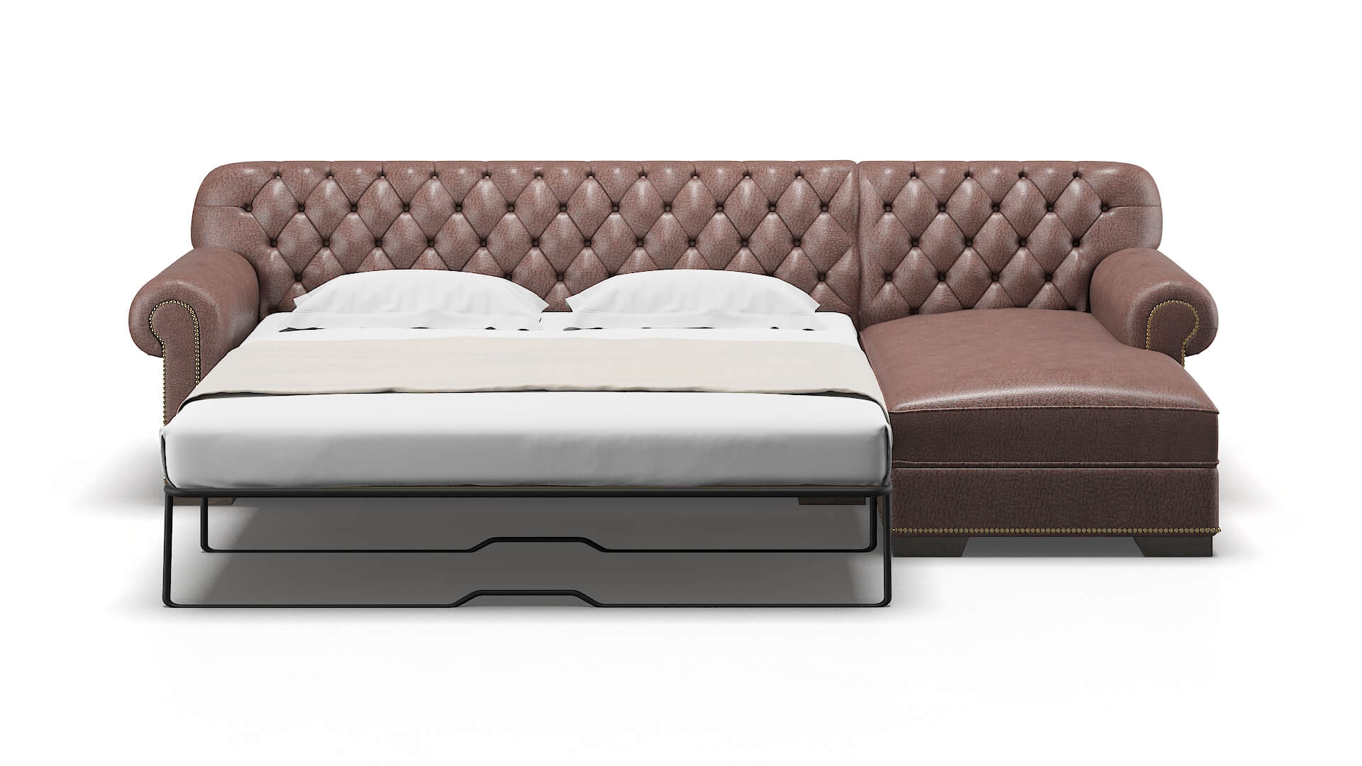 Chester Ford Brown Panel Sleeper Espresso legs 1