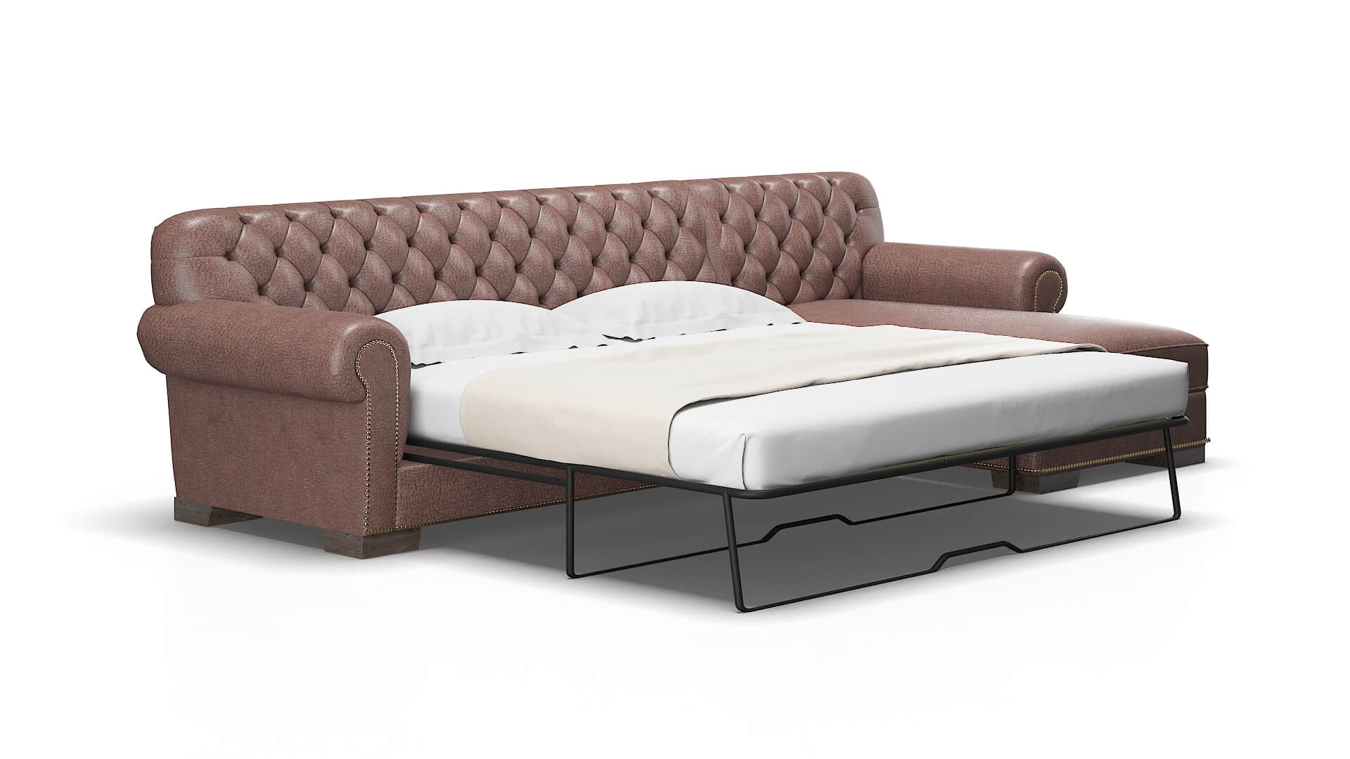 Chester Ford Brown Panel Sleeper Espresso legs 2