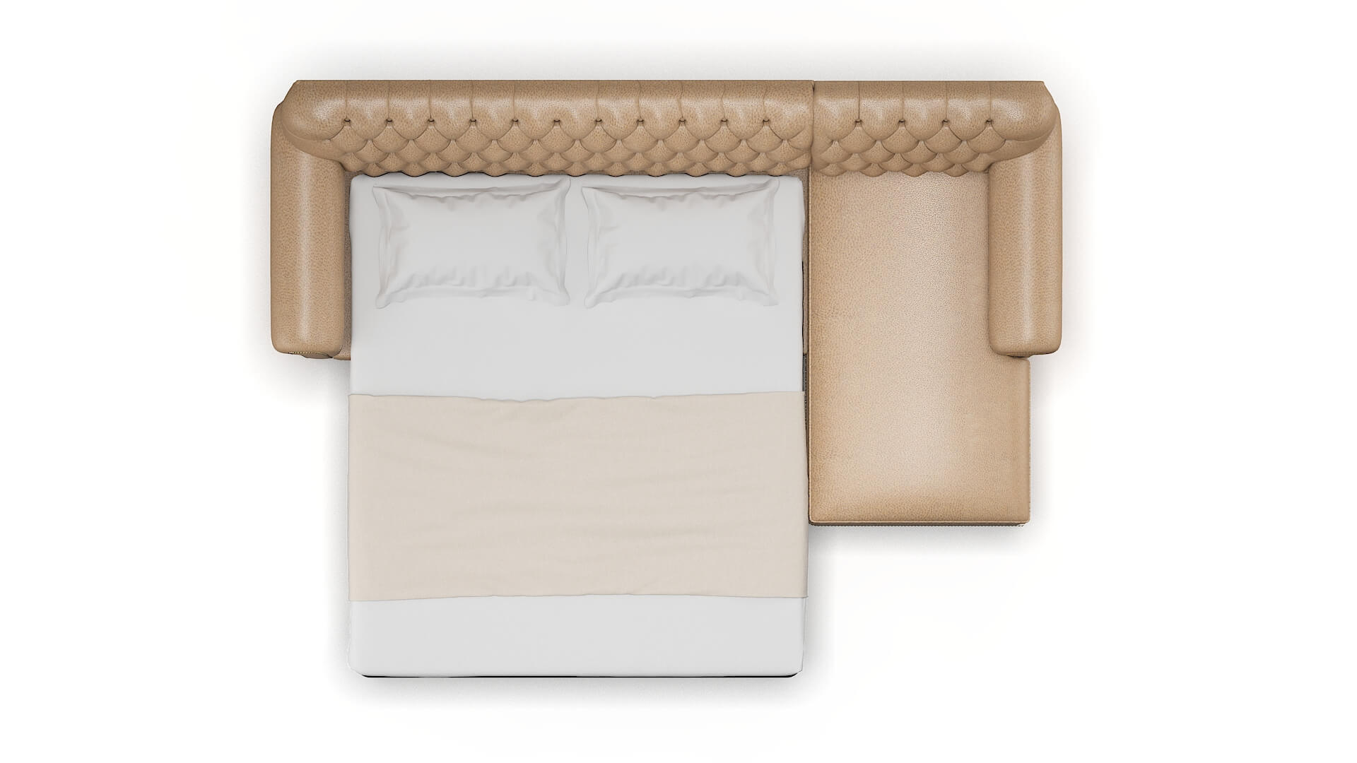 Chester Ford Dune Panel Sleeper Espresso legs 3