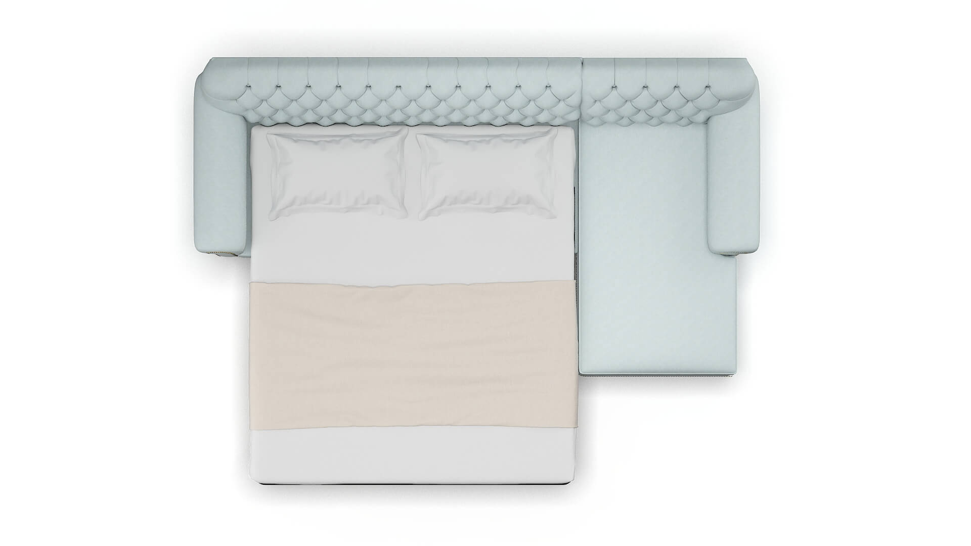 Chester Hepburn Peridot Panel Sleeper Espresso legs 3