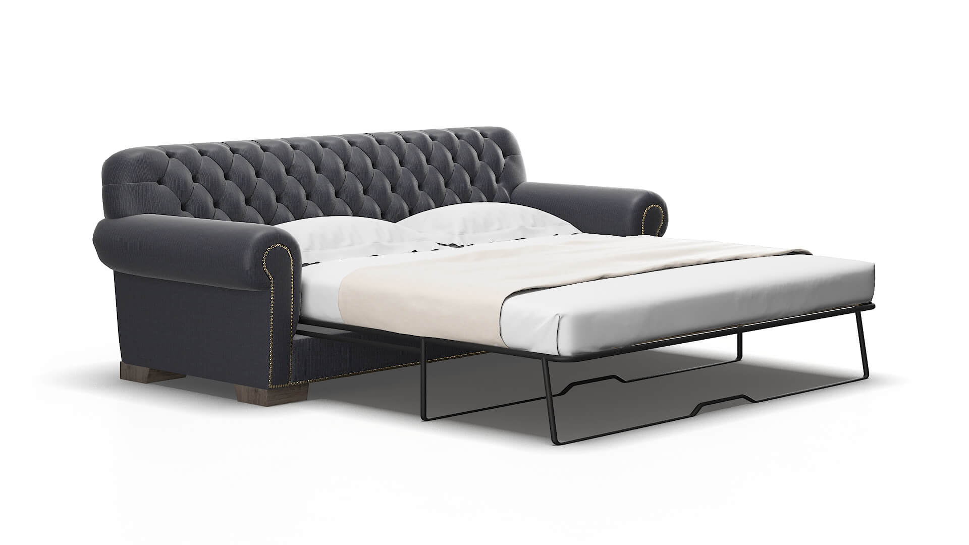 Chester Hepburn_hrp Deep_sea Sofa Sleeper Espresso legs 2