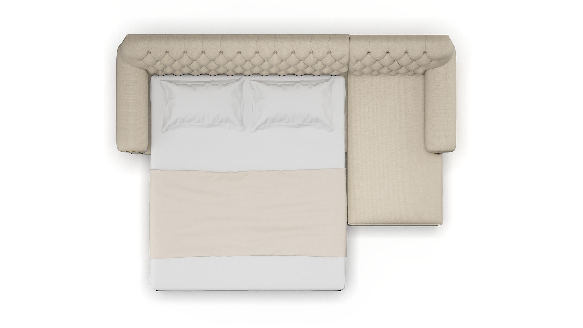 Chester Insight Barley Panel Sleeper Espresso legs 3