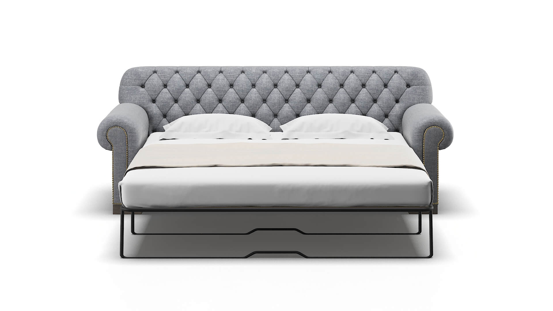 Chester Keylargo Ash Sofa Sleeper Espresso legs 1