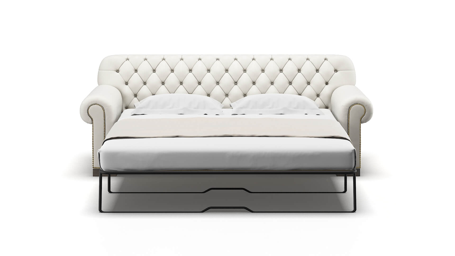 Chester Keylargo Oatmeal Sofa Sleeper Espresso legs 1