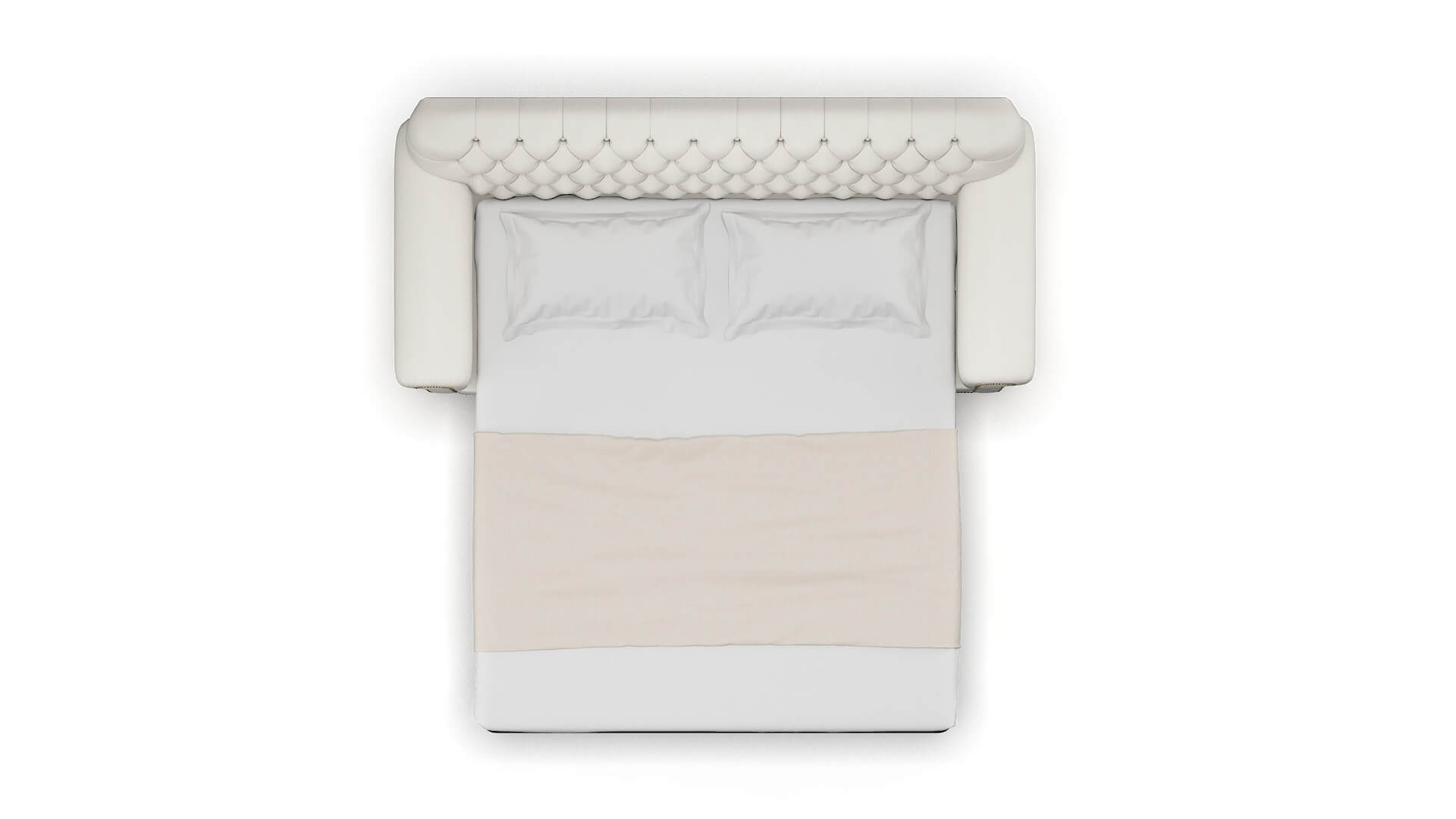 Chester Keylargo Oatmeal Sofa Sleeper Espresso legs 3