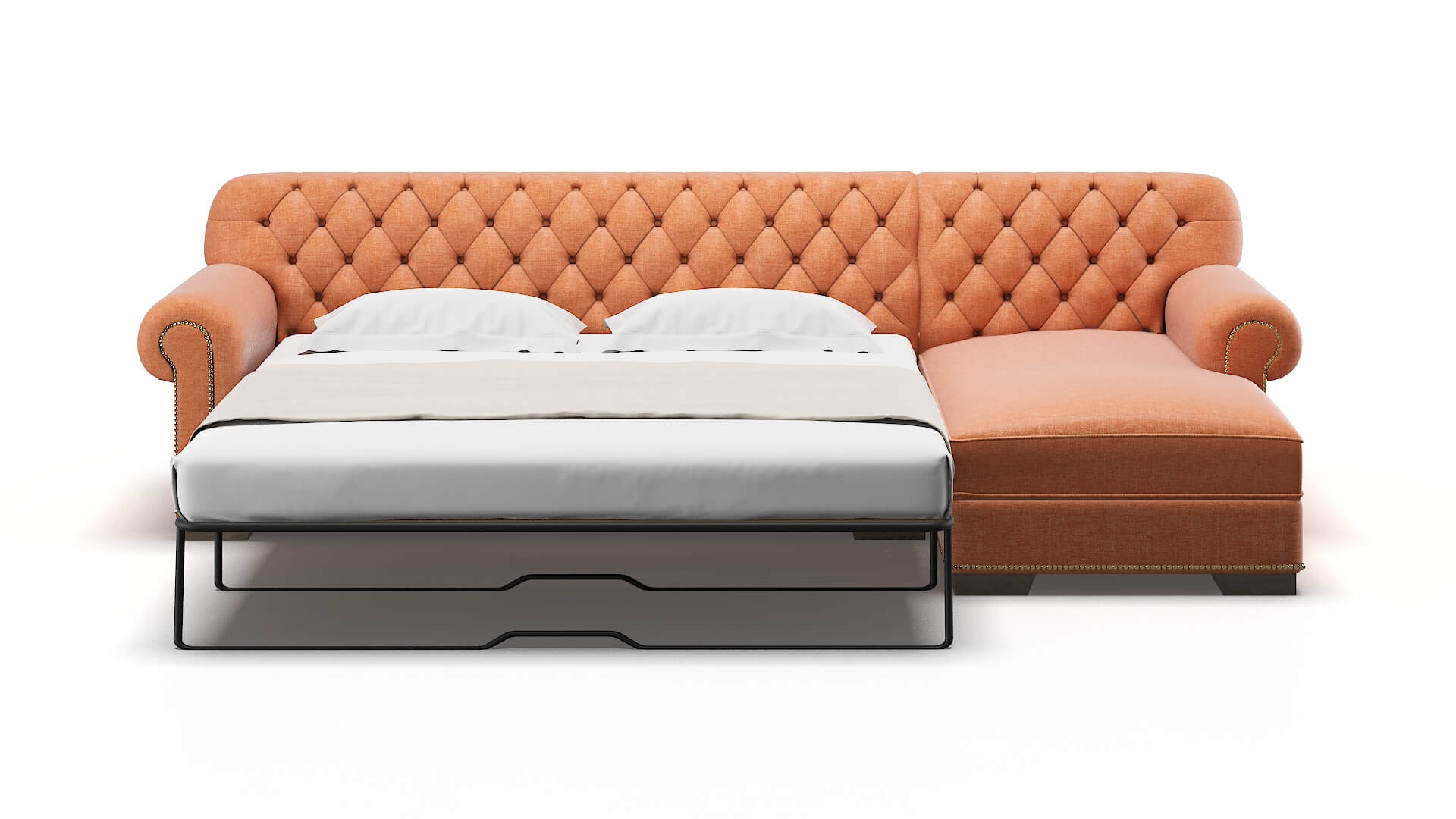 Chester Keylargo Terracotta Panel Sleeper Espresso legs 1