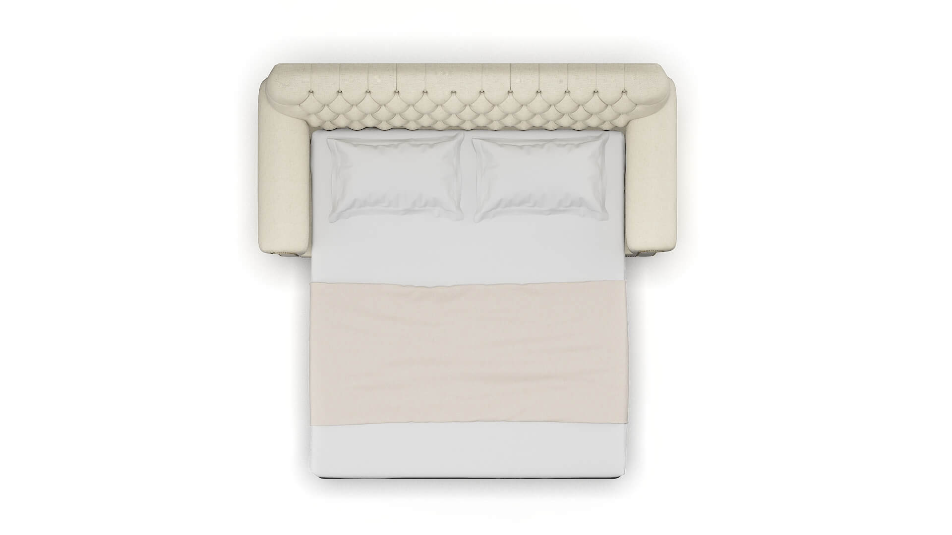 Chester Lana Sand Sofa Sleeper Espresso legs 3