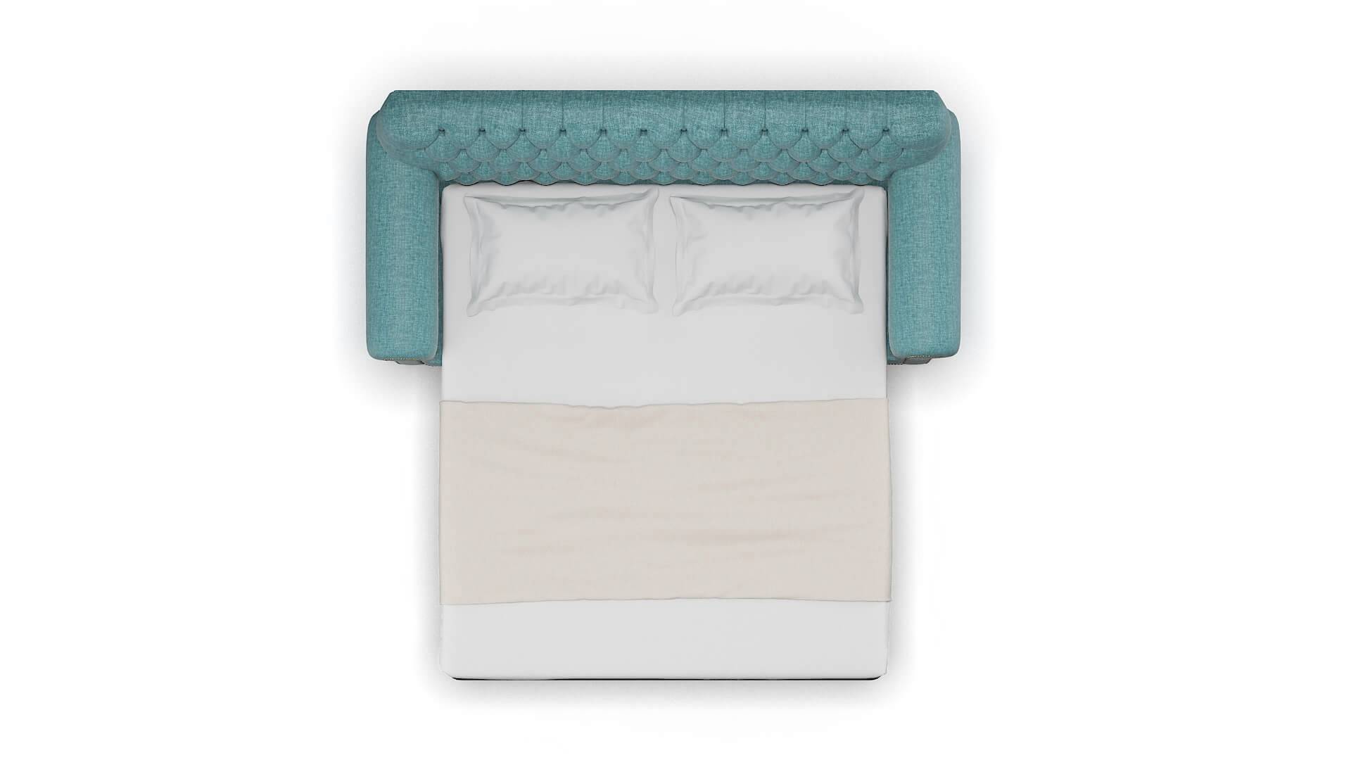 Chester Leslie Peacock Sofa Sleeper Espresso legs 3