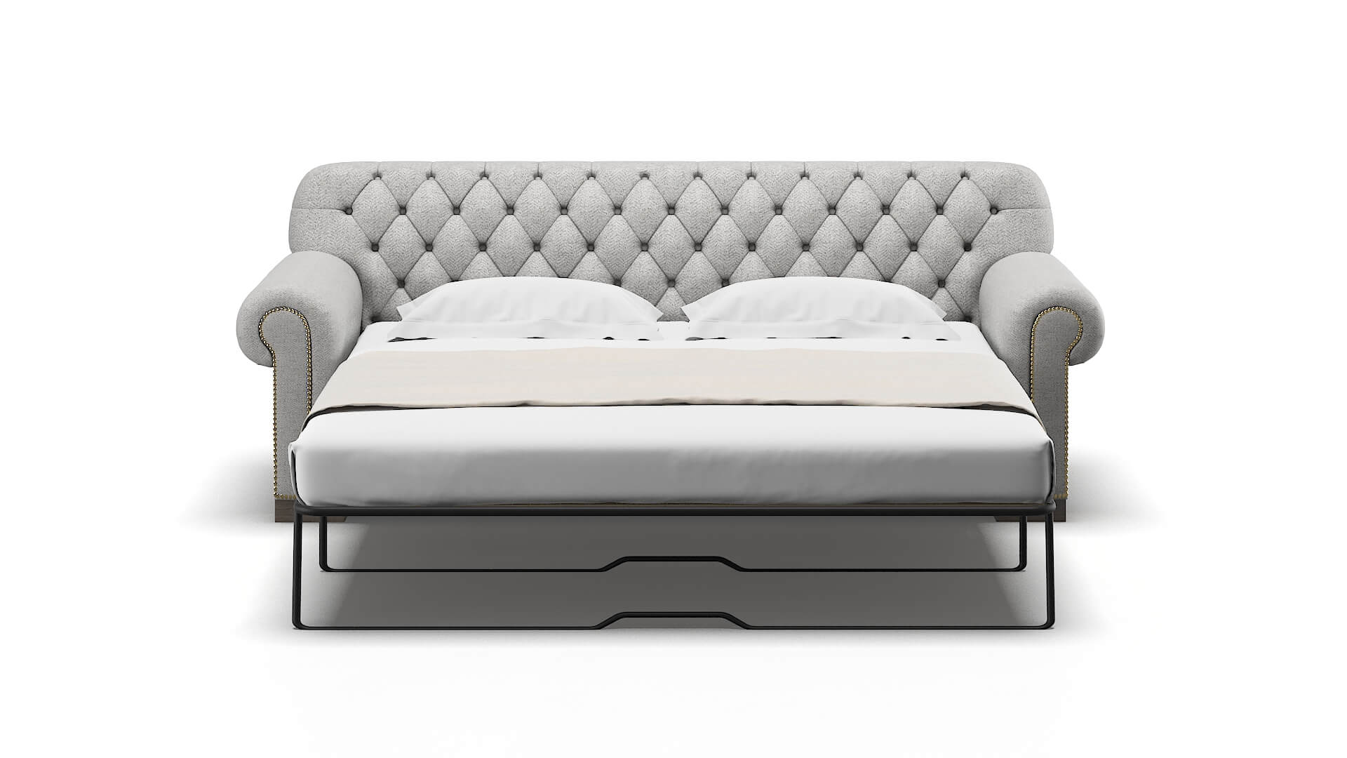 Chester Malibu Dove Sofa Sleeper Espresso legs 1