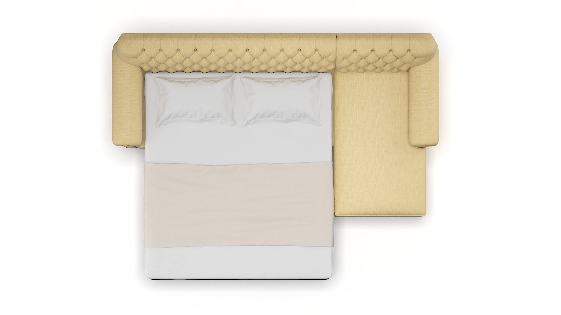 Chester Malibu Maize Panel Sleeper Espresso legs 3