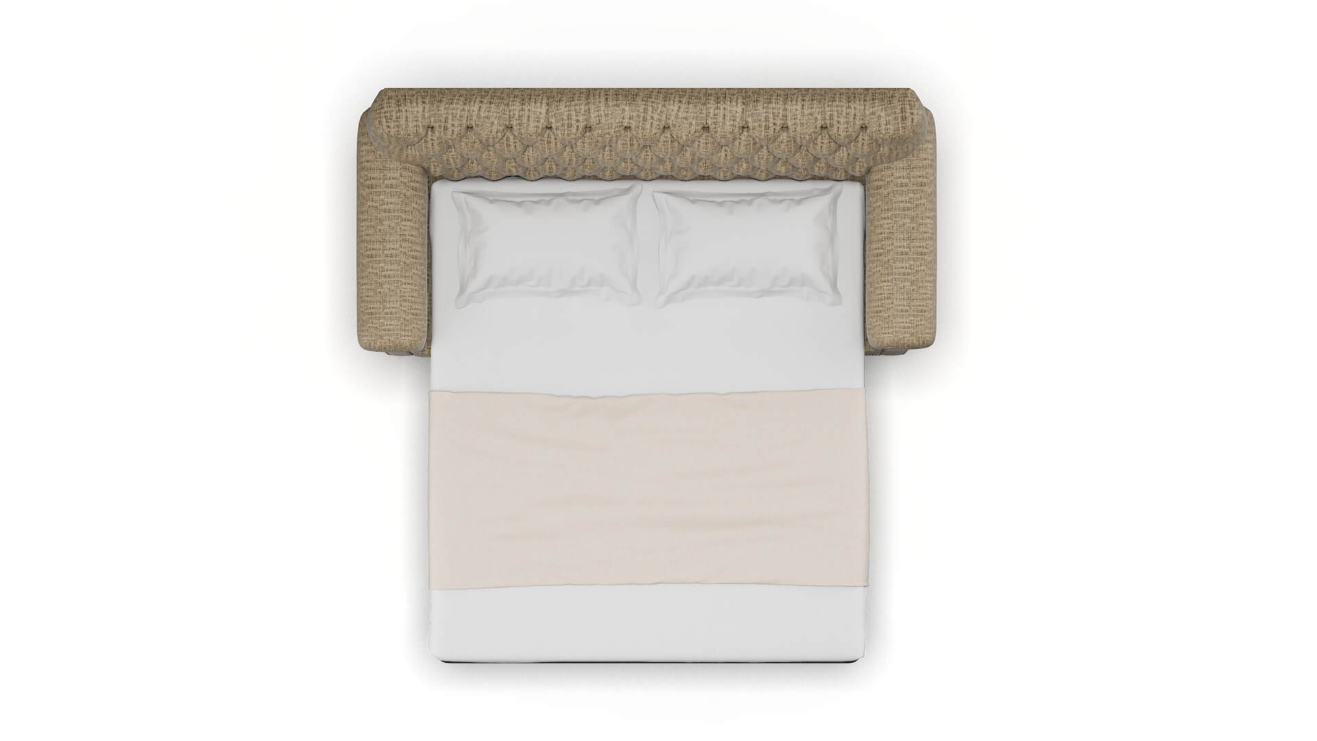 Chester Marcy Camel Sofa Sleeper Espresso legs 3