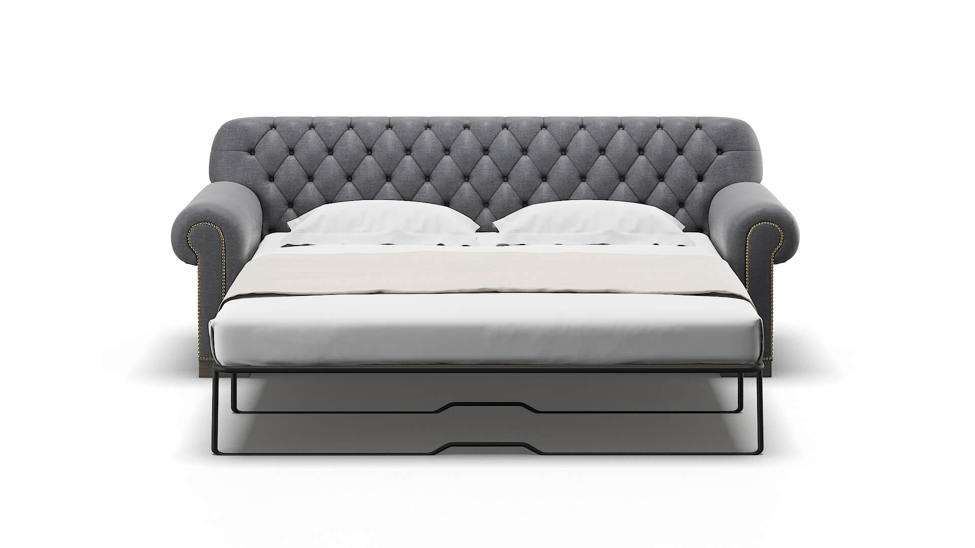 Chester Notion Graphite Sofa Sleeper Espresso legs 1