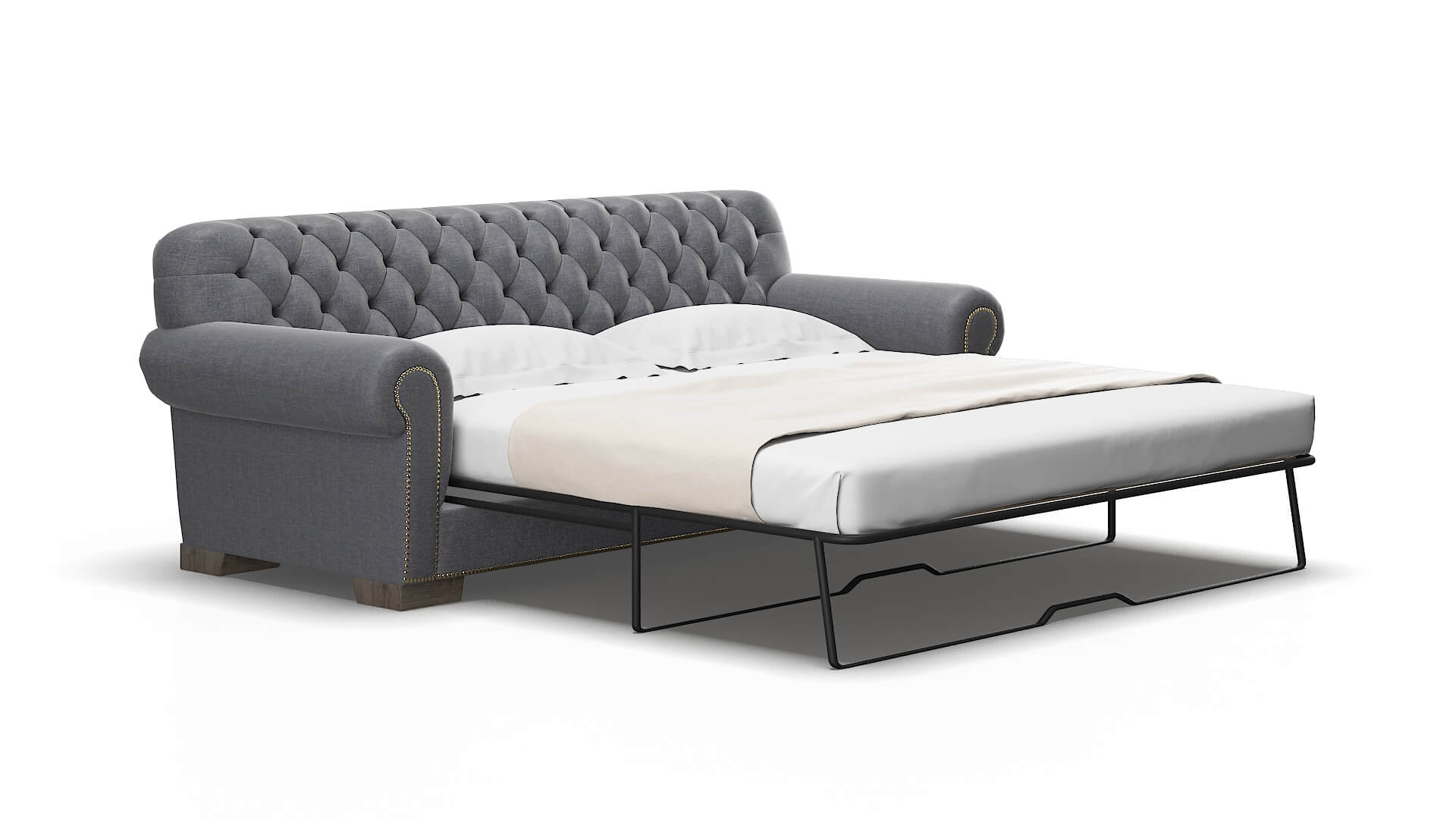 Chester Notion graphite Sofa sleeper Espresso Legs  2