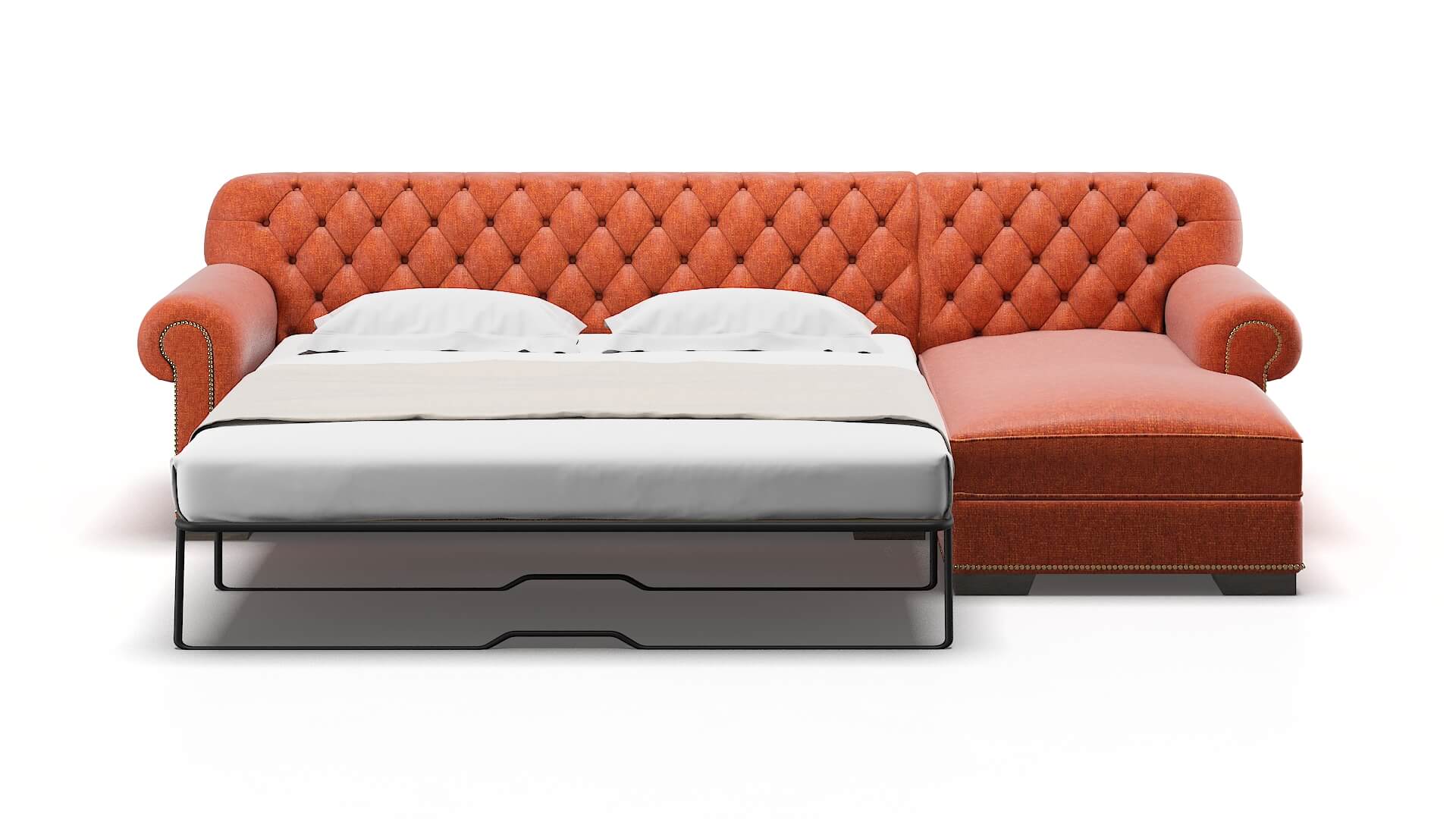 Chester Notion Tang Panel Sleeper Espresso legs 1