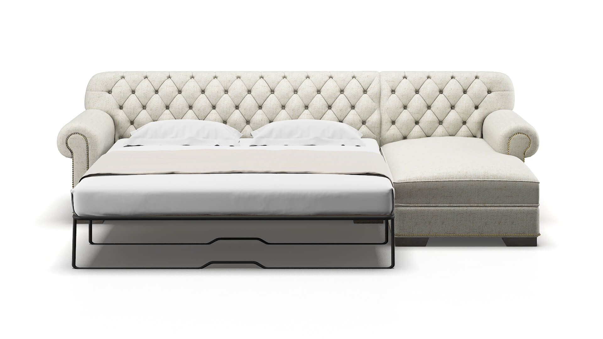 Chester Oceanside Birch Panel Sleeper Espresso legs 1