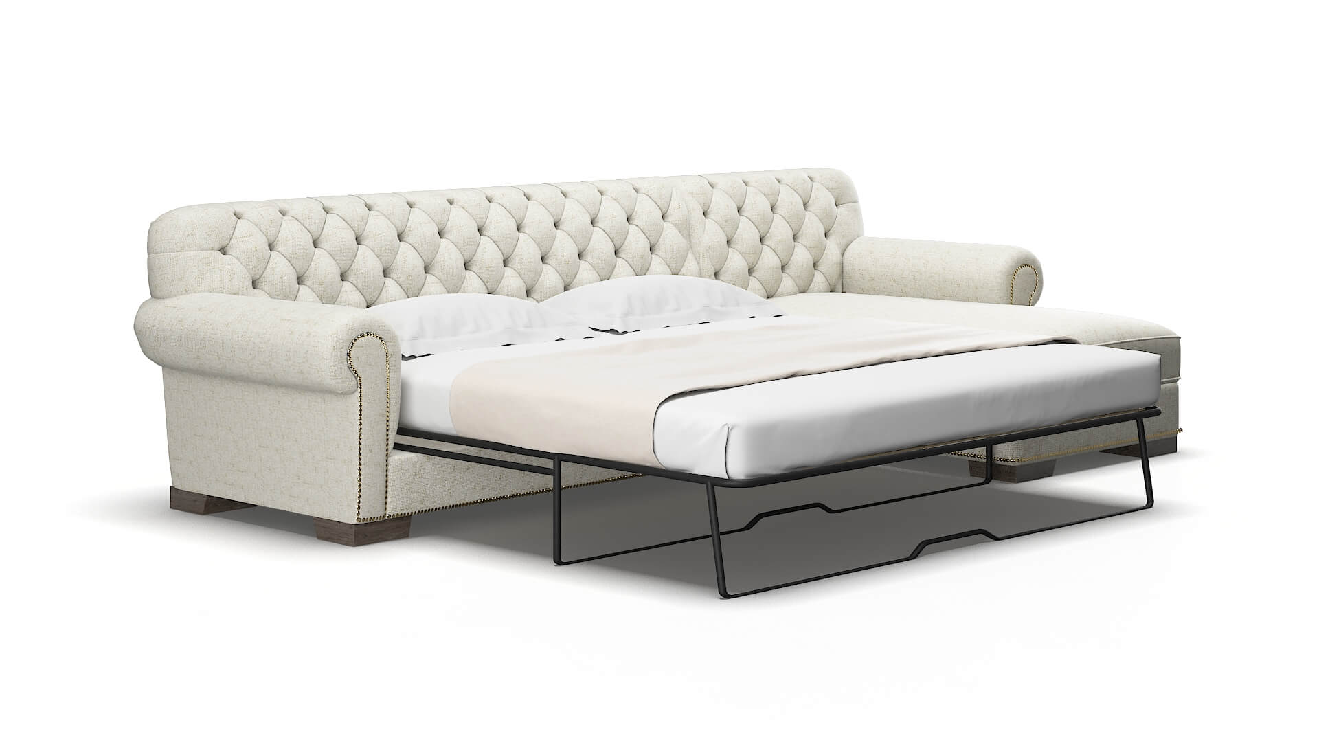 Chester Oceanside birch Panel sleeper Espresso Legs  2