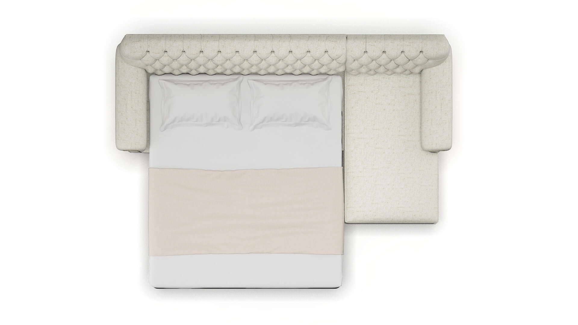 Chester Oceanside Birch Panel Sleeper Espresso legs 3