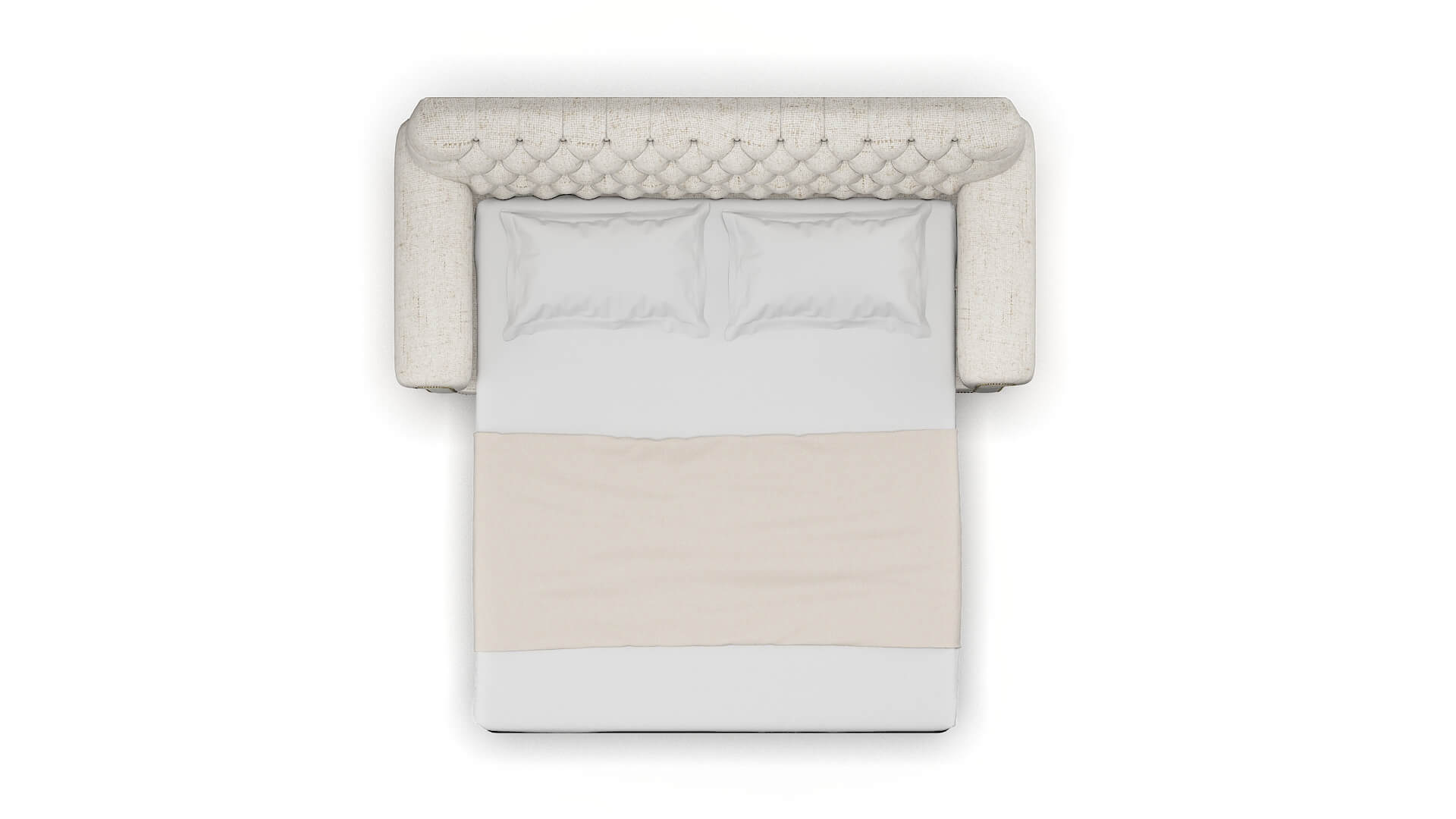 Chester Oceanside Natural Sofa Sleeper Espresso legs 3