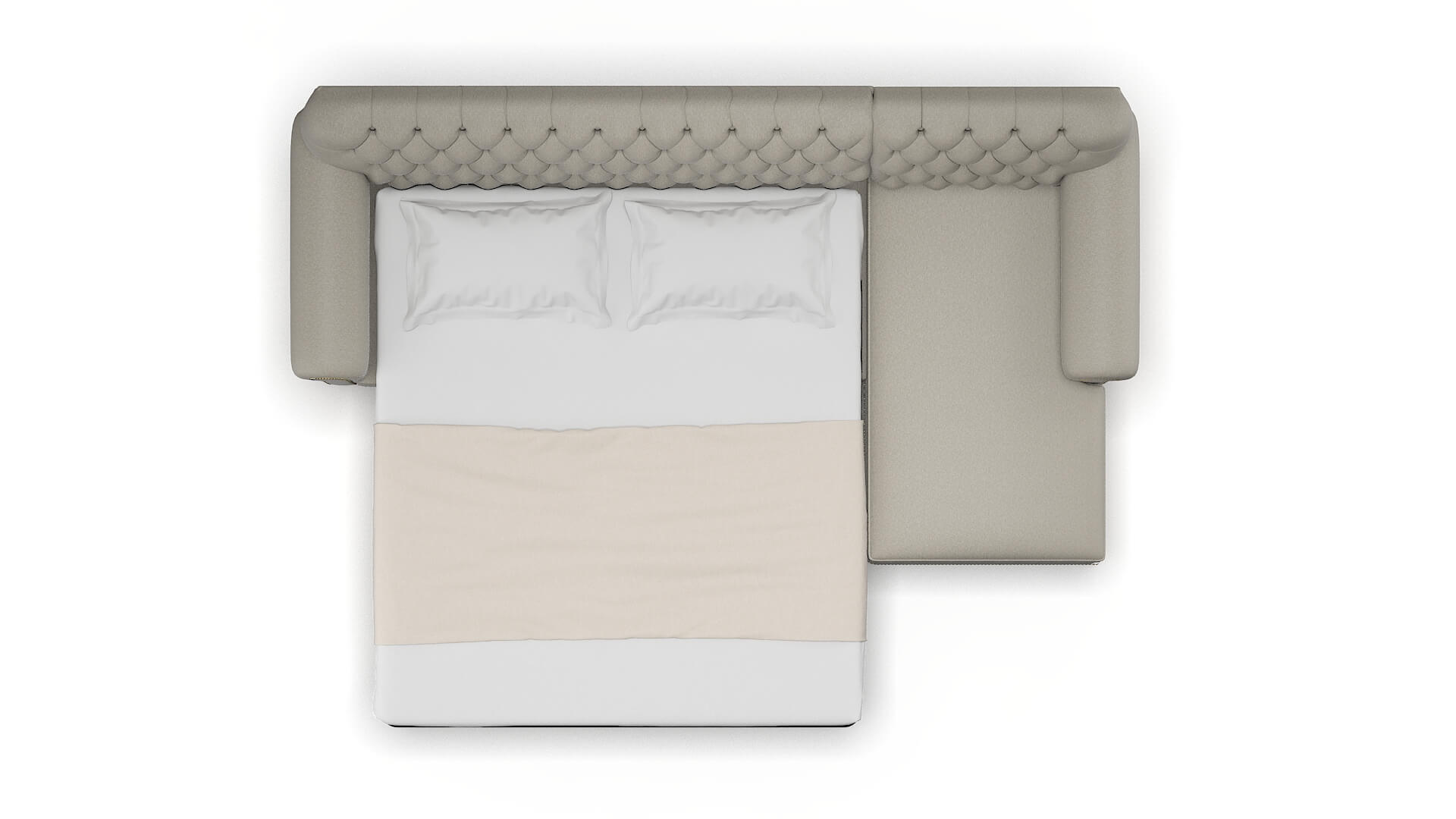 Chester Oscar Silver Panel Sleeper Espresso legs 3